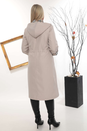 copy of copy of copy of Trençkot Uzun Belden İpli Kapüşonlu