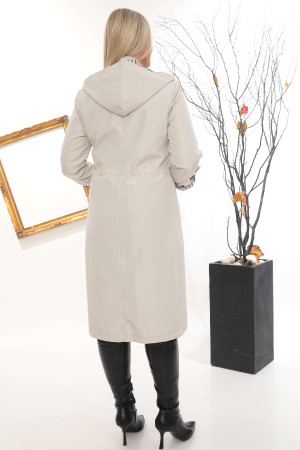 copy of copy of copy of copy of Trençkot Uzun Belden İpli Kapüşonlu