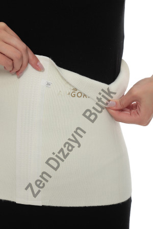 Angora Lastikli Yün Korse