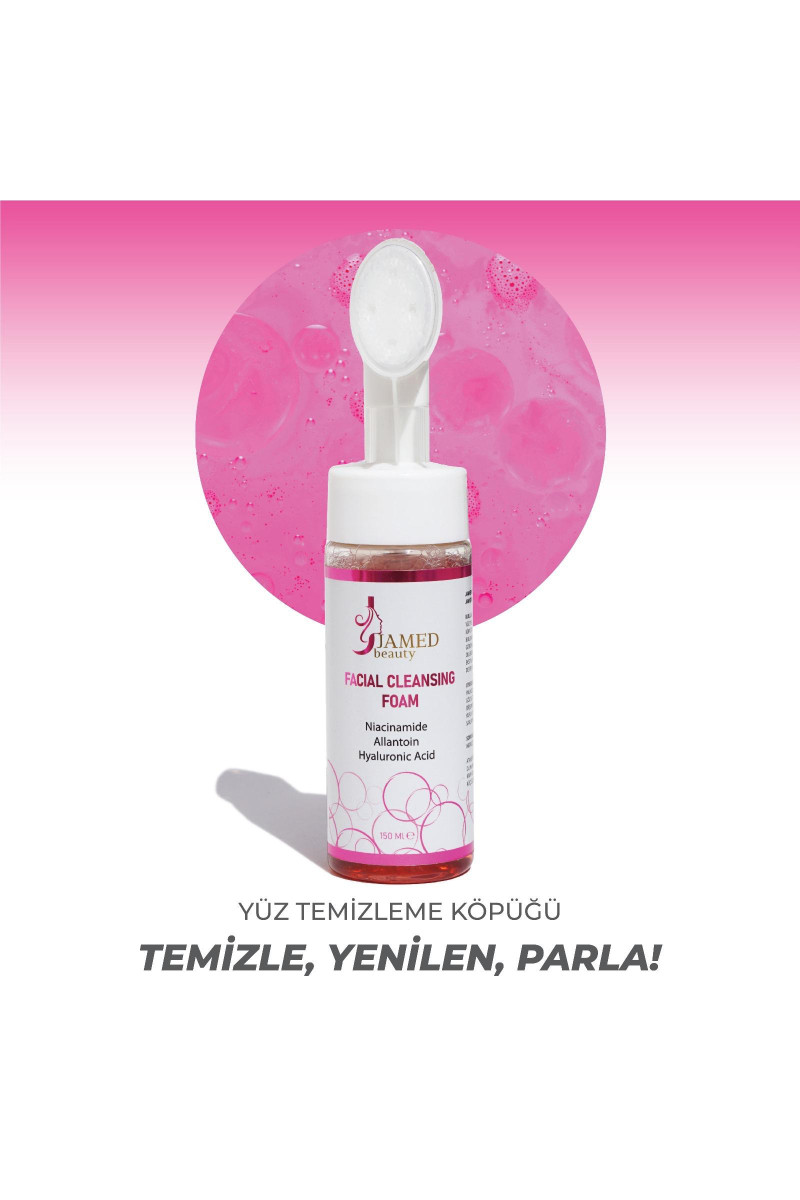 JAMED BEAUTY Kendinden Fırçalı Yüz Temizleme Köpüğü 150 ML