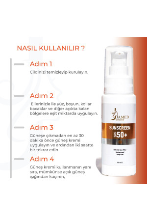 JAMED BEAUTY Sunscreen SPF 50+ Güneş Kremi 50 ML