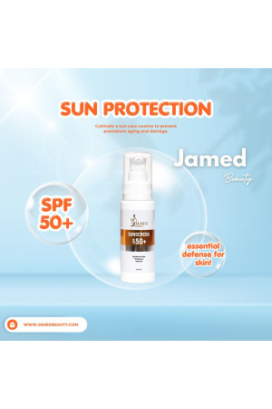 JAMED BEAUTY Sunscreen SPF 50+ Güneş Kremi 50 ML